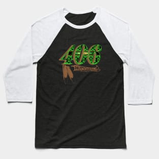 406 (Brown) Baseball T-Shirt